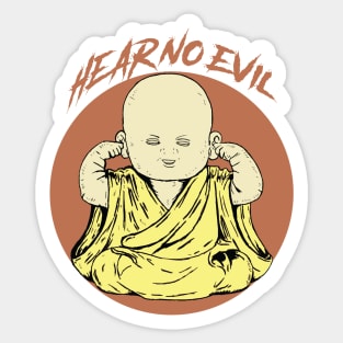 little monk Sticker
